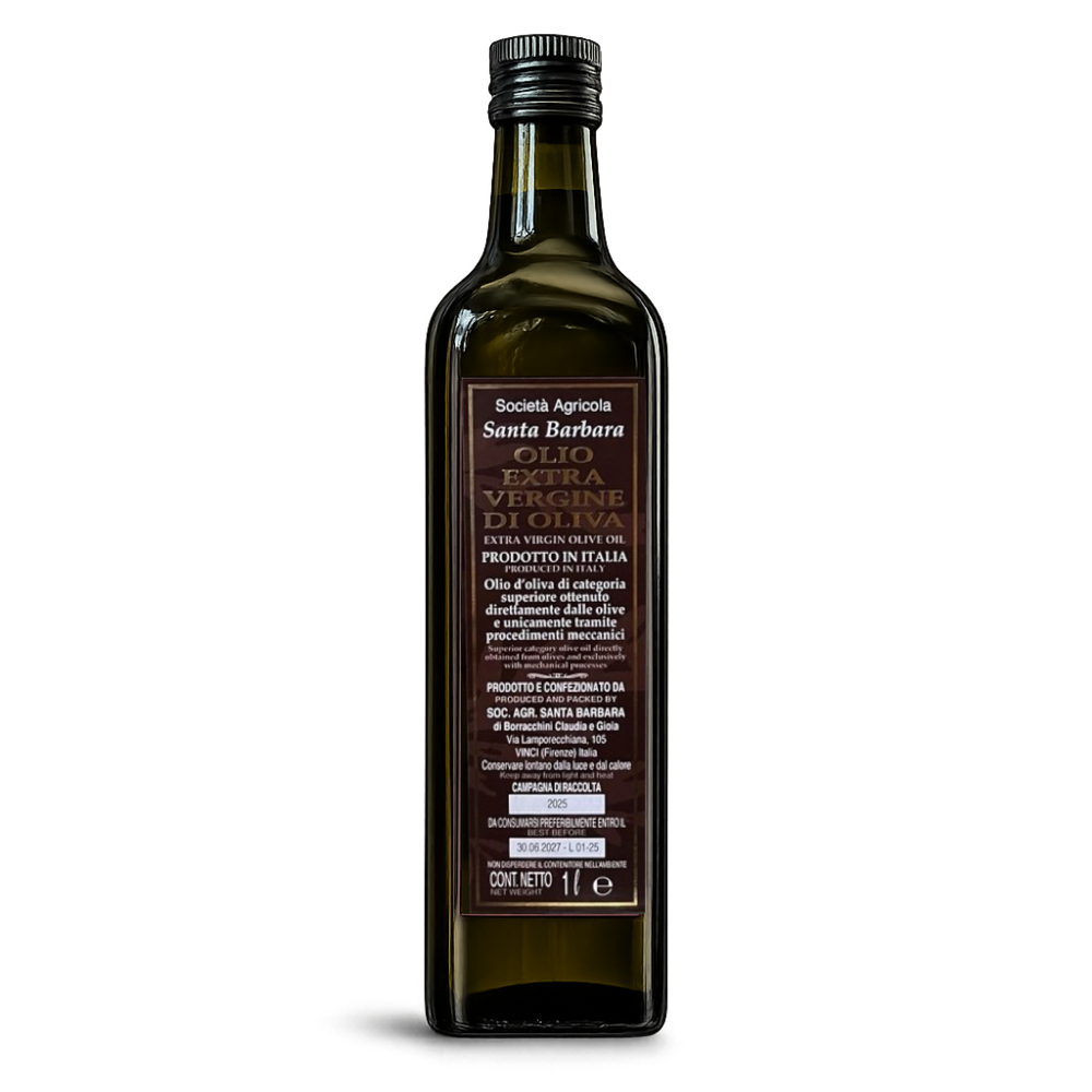 Olio Extravergine di Oliva Santa Barbara Vinci Toscana